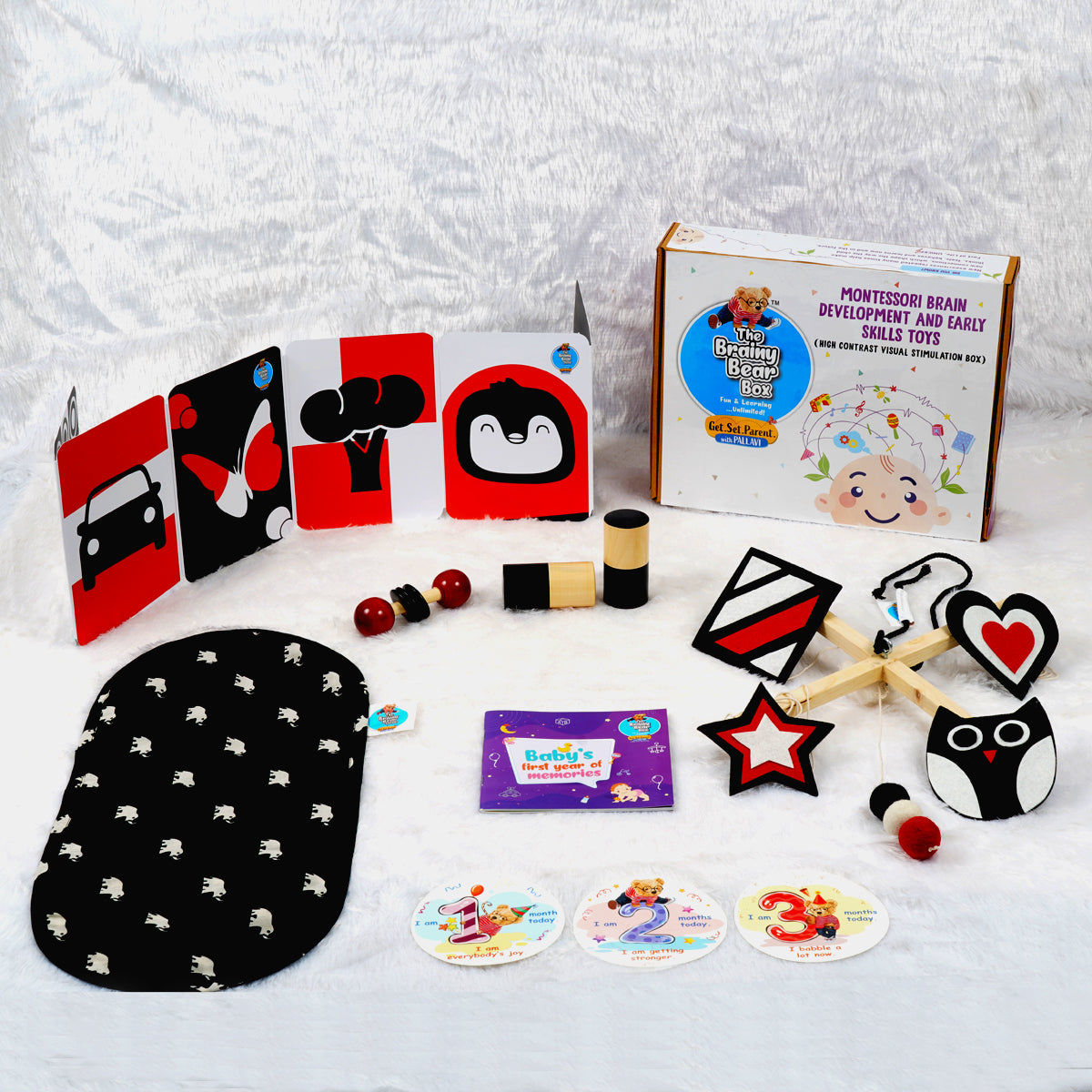 Montessori and Brain Development Boxes (0-2 Years) – The Brainy Bear Store