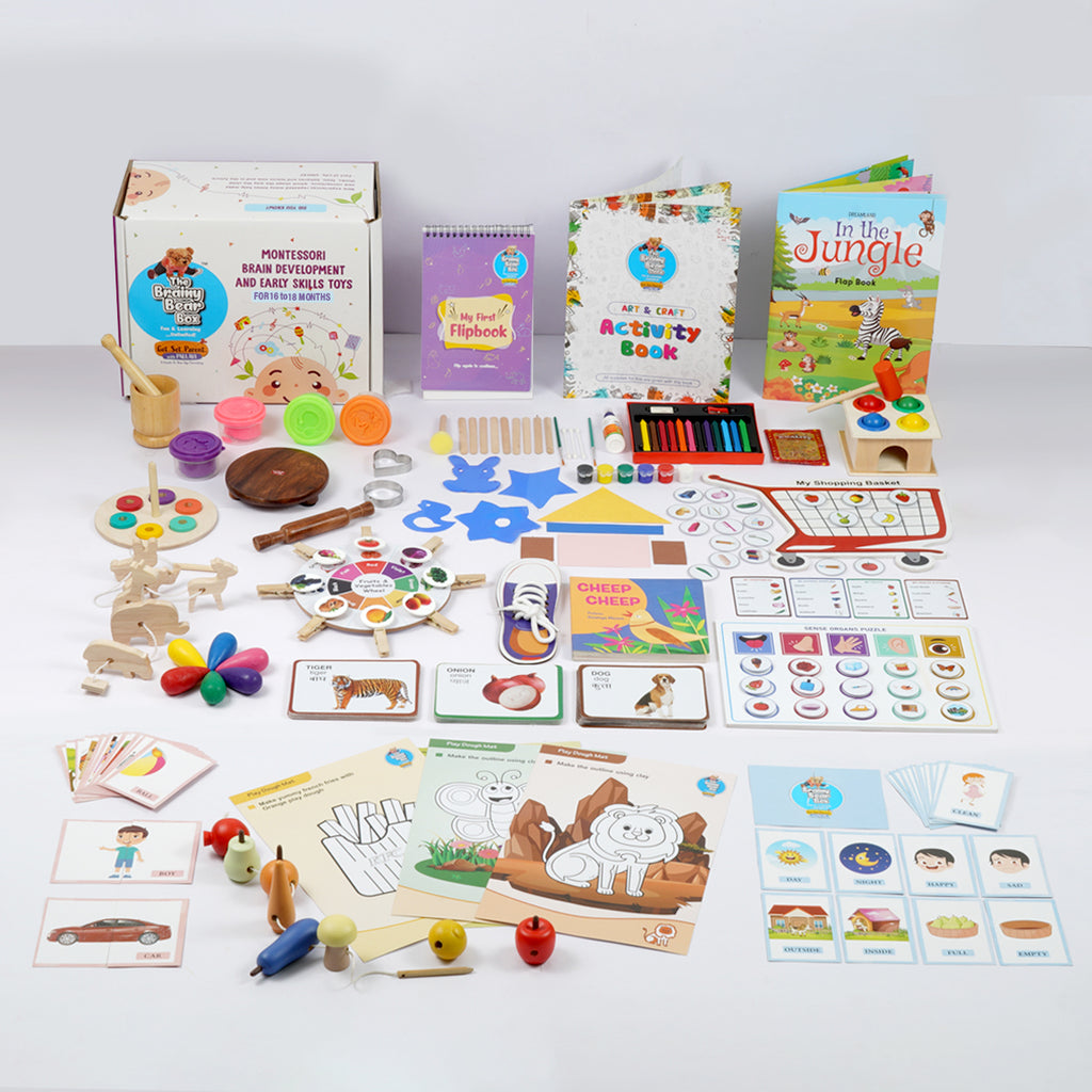 Buy Brainy Bear Art & Craft Kit ( Age 6-8 Years) Online for Kids