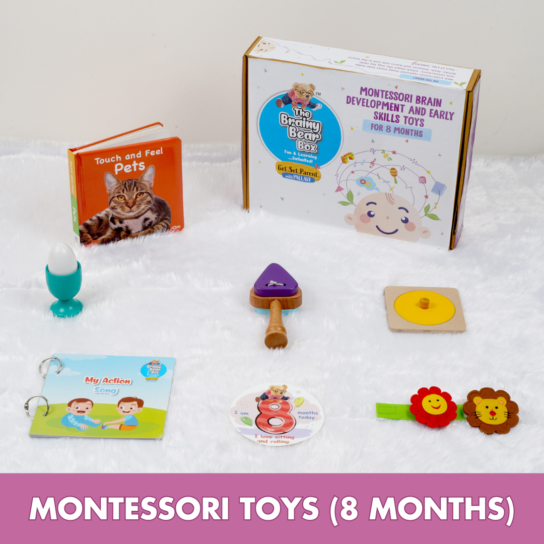 Montessori Toys for 8 Months Old Baby The Brainy Bear Store