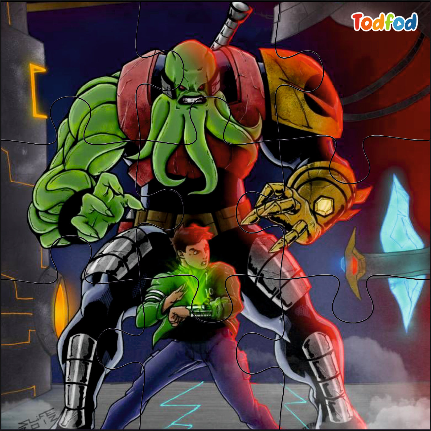 Wooden Jigsaw Puzzles - Ben 10 Anime Cartoon Characters – The