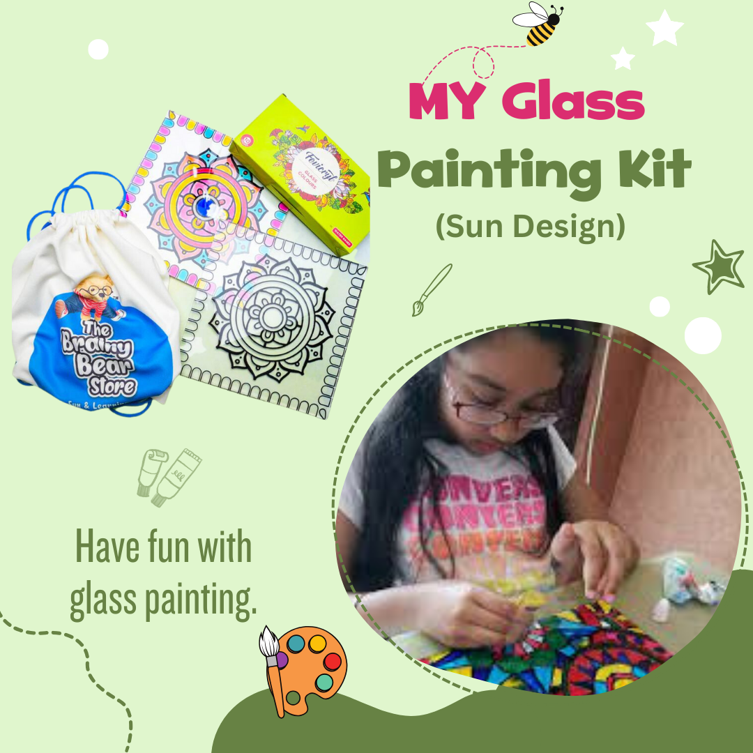 My Glass Painting Kit (Sun Design) – The Brainy Bear Store