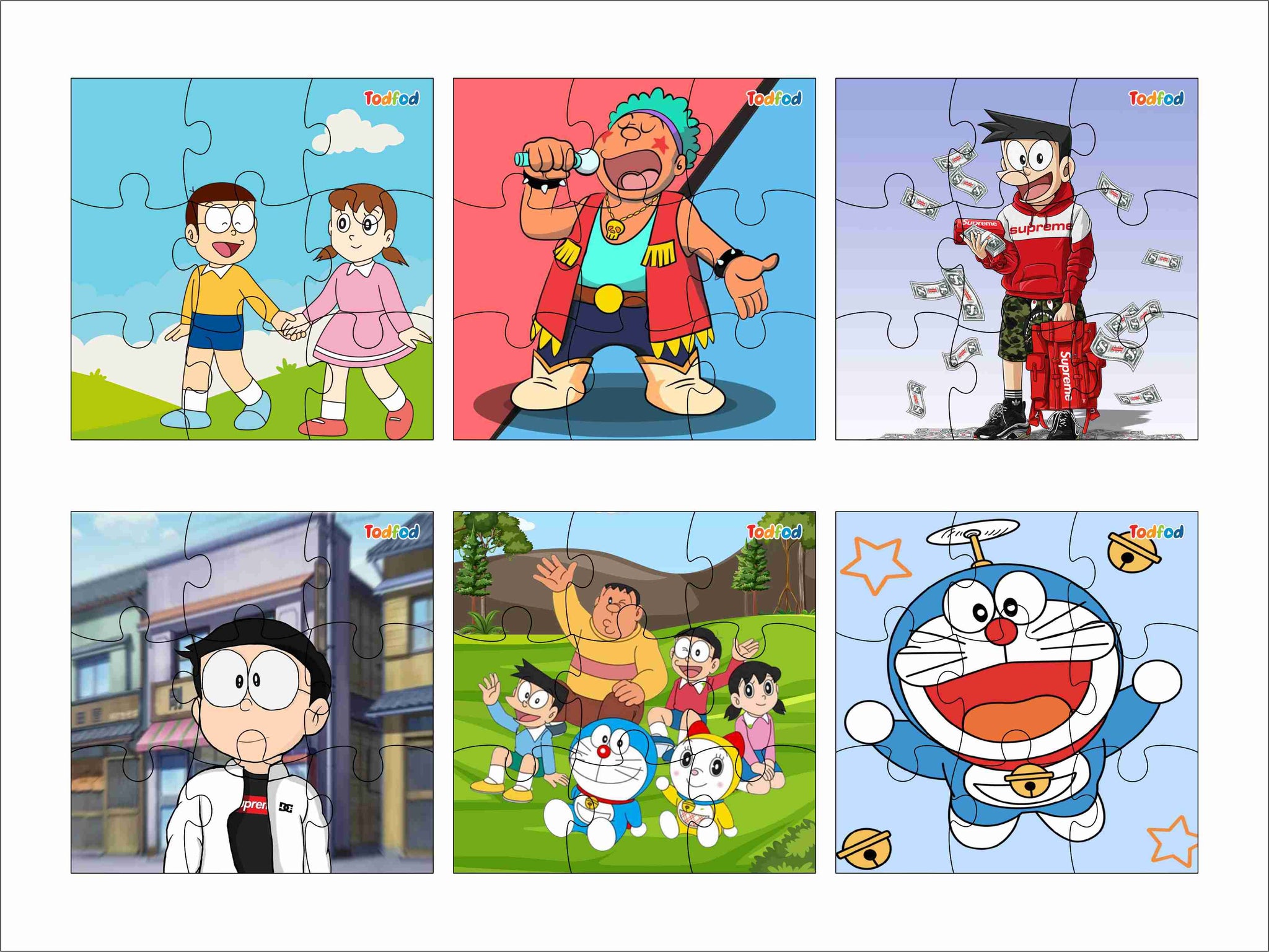 キャラクターグッズ Jigsaw Puzzle Doraemon in My Memory Takashi Murakami Doraemon in My Memory jigsaw puzzle 1350