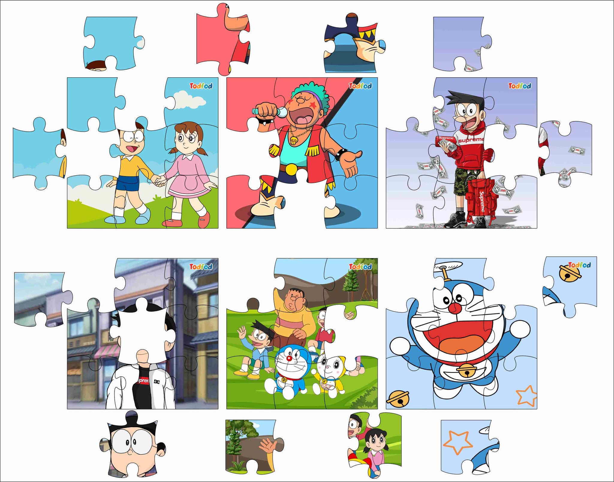 キャラクターグッズ Jigsaw Puzzle Doraemon in My Memory s-l400.jpg