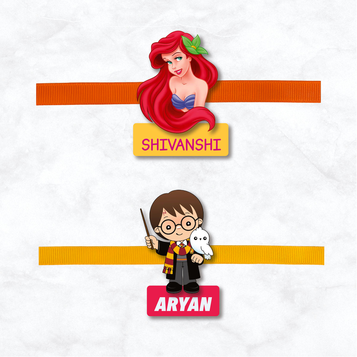 Character Rakhi (Set of 2 pcs) - Mermaid & Harry Potter – The Brainy ...