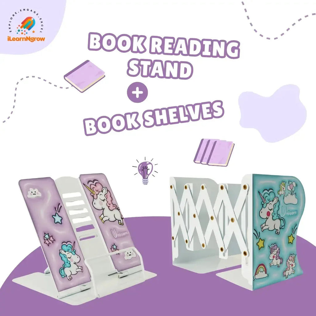 Book Shelves & Book Reading Stand for Kids – Organize & Encourage ...