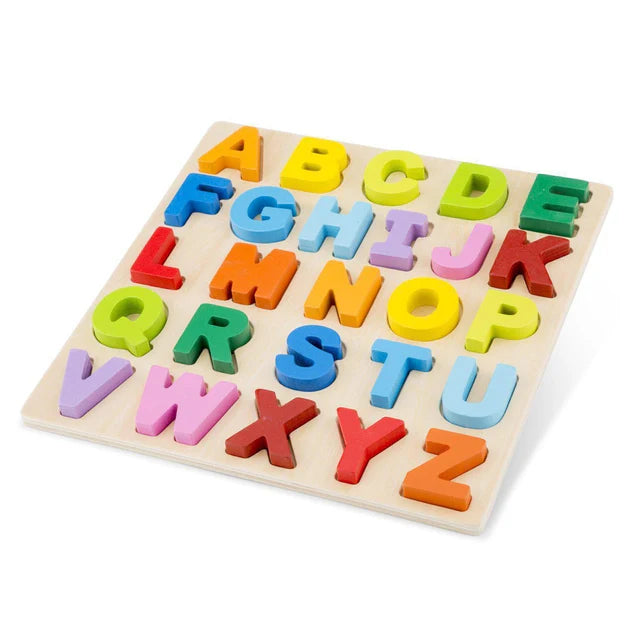 Alphabet Board - Educational Wooden Puzzle for Learning The Alphabet