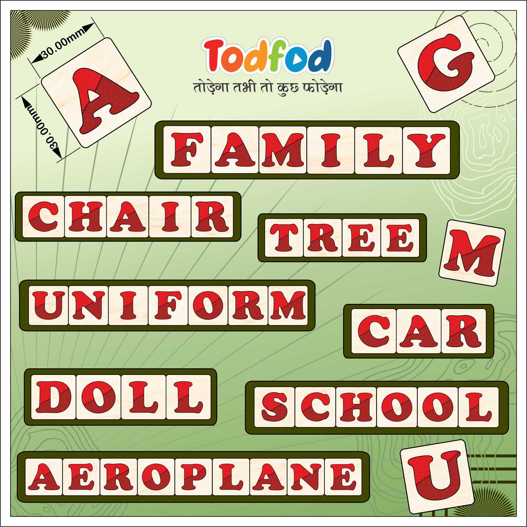 Abcd Word Learning ABCD Word Formation Learning Game – The Brainy Bear Store