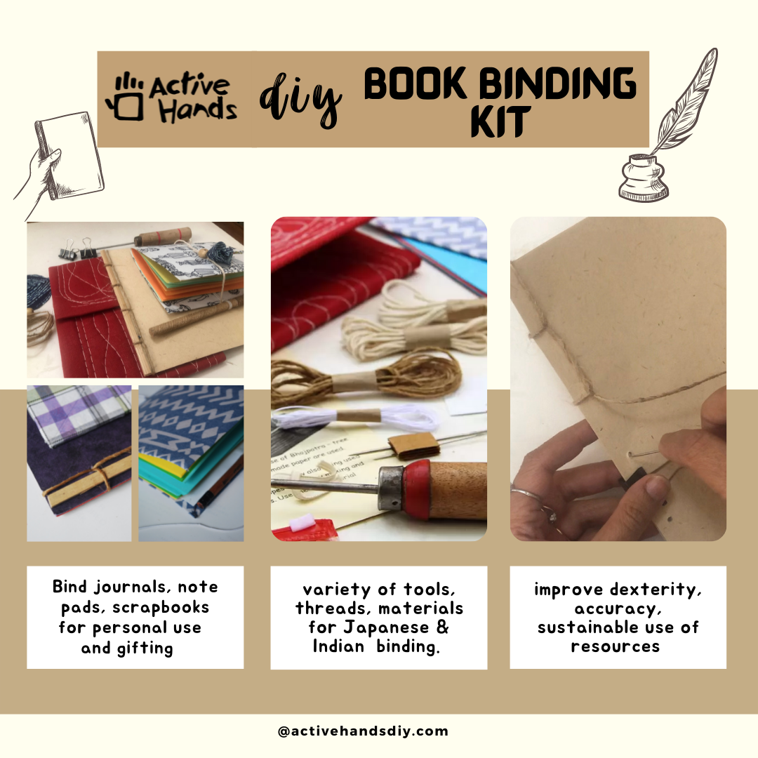 Buy BOOK BINDING DIY KIT Online – The Brainy Bear Store