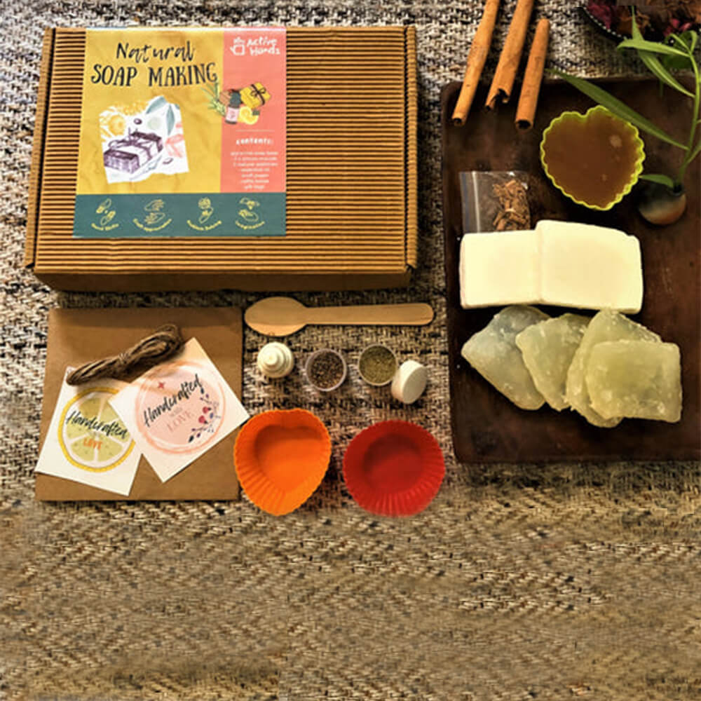How to Make Soap at Home I Natural Soap Making Kit for Kids - No-Tear,  Paraben Free Soap 